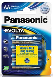 Evoia - Evolta Panasonic rafhlöður Evoia - Evolta Panasonic rafhlöður