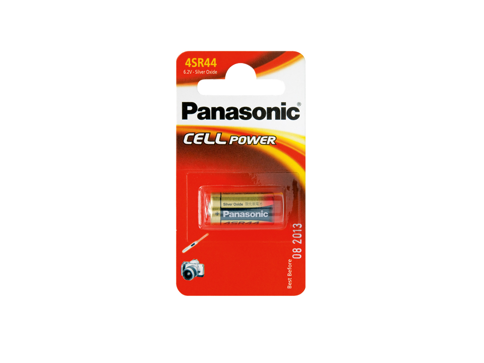 4SR44 Panasonic silfuroxíð rafhlaða 4SR44 Panasonic silfuroxíð rafhlaða