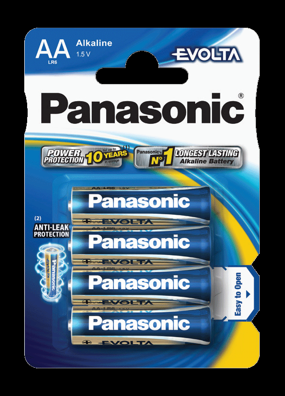 Panasonic Evolta Alkaline rafhlöður Panasonic Evolta Alkaline rafhlöður