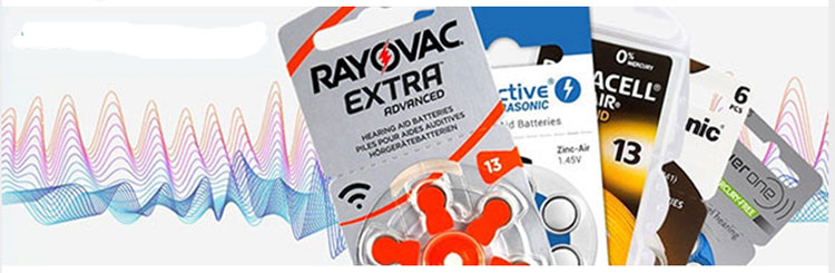 Panasonic og RayOVac heyrnatækjarafhlöður Heyrnatækjarafhlöður