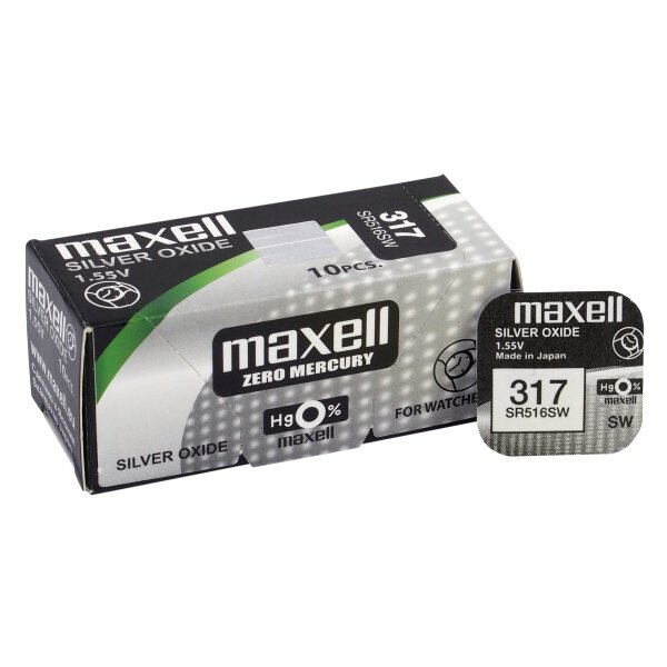 SR516SW Úrarafhlaða Maxell SR516SW