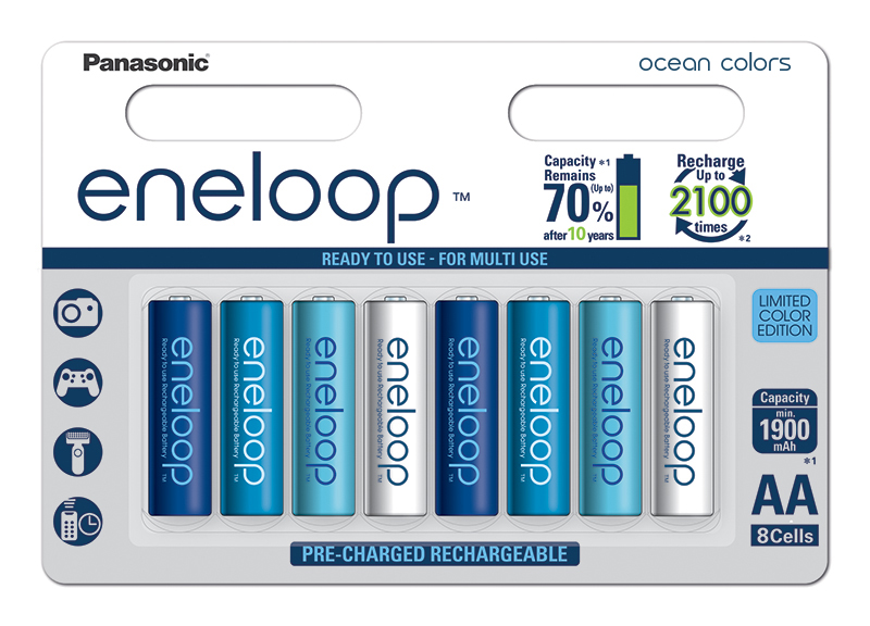 Panasonic Eneloop hleðslurafhlöður Panasonic Eneloop hleðslurafhlöður