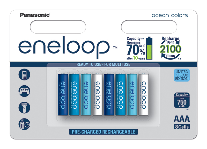 Panasonic Eneloop hleðslurafhlöður Panasonic Eneloop hleðslurafhlöður