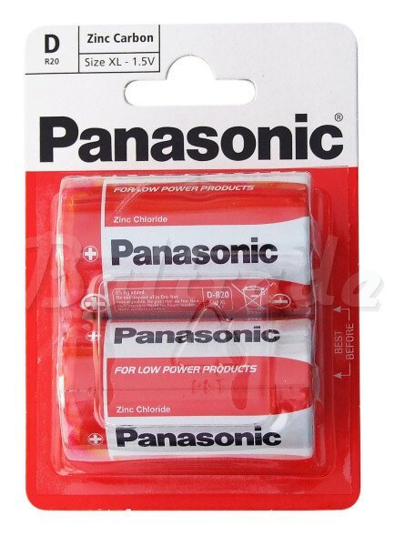 Panasonic Carbon Zink rafhlöður