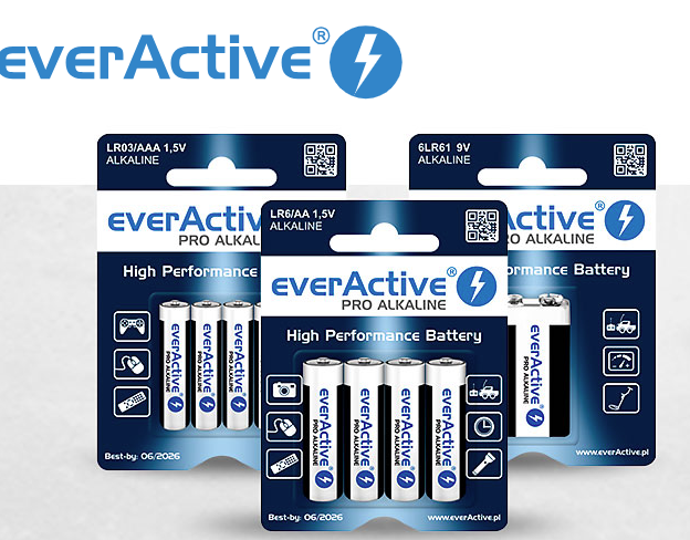 Tilboð á gæða rafhlöðum frá EverActive