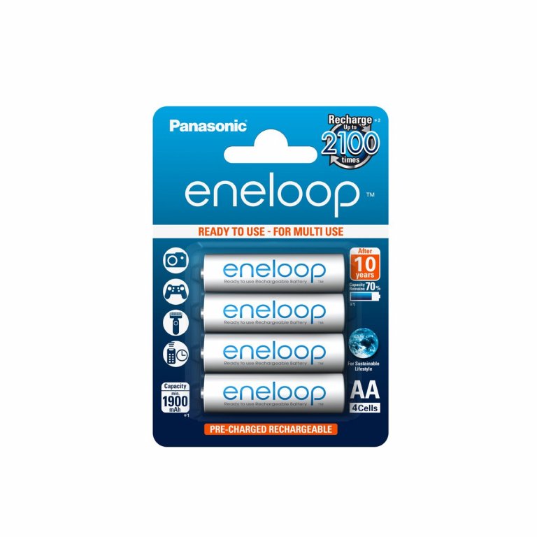 Hlaðanlegar Panasonic Eneloop rafhlöður aldrei vinsælli.