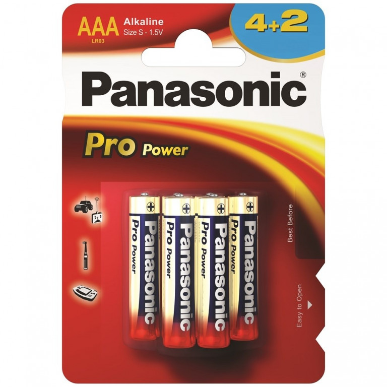 AAA rafhlöður frá Panasonic í nýrri pakkningu