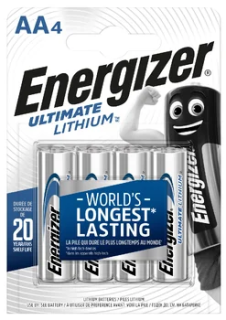 ENERGIZER AA Litíum 4ra stk. pakkn.