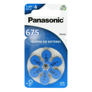 PR-675 Panasonic Heyrnartækjarafhlaða