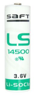 Saft LS14500 AA 3.6V lith&iacute;um