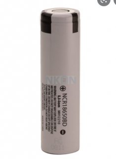 NCR18650BD-10A 3100mAh hle&eth;slurafhl. m/fl&ouml;tum toppi