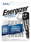 ENERGIZER AAA Lit&iacute;um 4ra stk. pakkn.