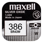 Maxell 386 úrarafhlaða / SR43SW 