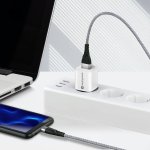 SC-390Q Hrað-hleðslukló 1xUSb 1xUSB-C