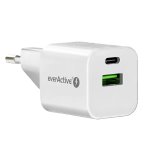 SC-390Q Hrað-hleðslukló 1xUSb 1xUSB-C