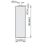 Tekcell A ER17505 3.6V Litíum 