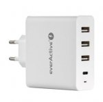 SC-500 everActive hle&eth;slukl&oacute; me&eth; USBx3 og USB-Cx1