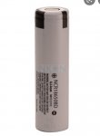 NCR18650BD-10A 3100mAh hle&eth;slurafhl. m/fl&ouml;tum toppi
